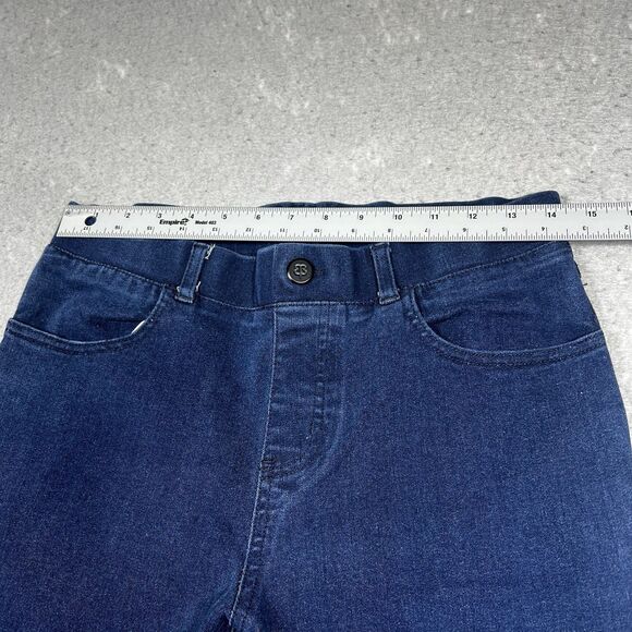 Betabrand Jeans Womens Size Medium Blue Straight Stretch Pull On Dark Wash - Picture 5 of 12